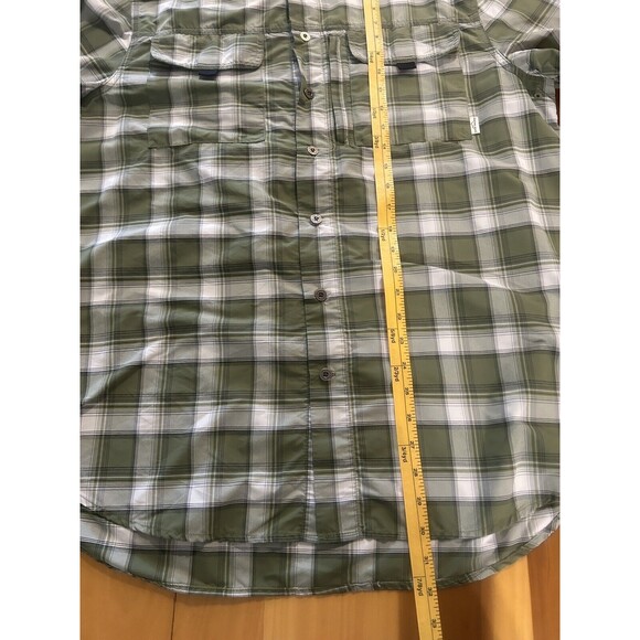 Eddie Bauer Men’s Long Sleeve Shirt. Button Up. Green Plaid. Tall Large - Picture 6 of 8